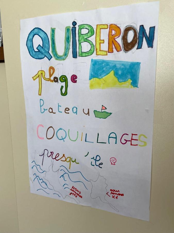 Maryland Vue Mer Port Haliguen Plage Du Porigo Quiberon Kültér fotó