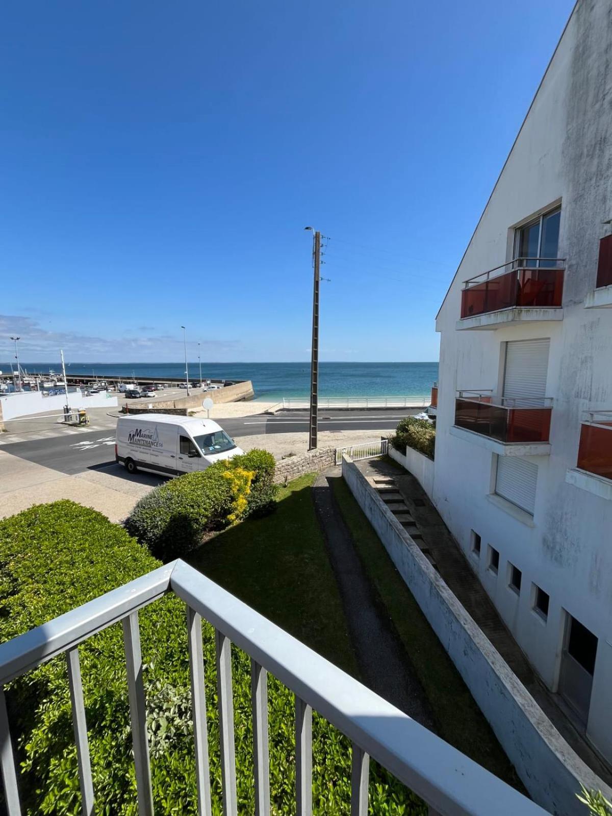 Maryland Vue Mer Port Haliguen Plage Du Porigo Quiberon Kültér fotó